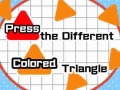 խաղ Press The Different Colored Triangle