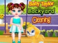 խաղ Baby Taylor Backyard Cleaning