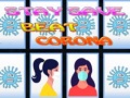 խաղ Stay save beat corona