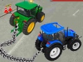 խաղ Chained Tractor Towing Simulator