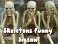 խաղ Skeletons Funny Jigsaw