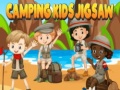 խաղ Camping kids jigsaw