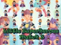 խաղ Little Superheroes Match 3
