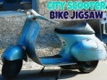 խաղ City Scooter Bike Jigsaw