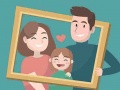 խաղ Happy Family Puzzle