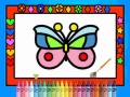 խաղ Color and Decorate Butterflies