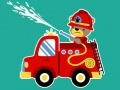 խաղ Animal Firetrucks Match 3