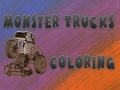 խաղ Monster Trucks Coloring