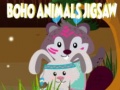 խաղ Boho Animals Jigsaw
