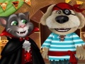 խաղ Talking Tom And Angela Halloween Party