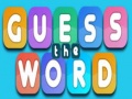 խաղ Guess The Word