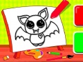 խաղ Easy Kids Coloring Bat