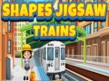 խաղ Shapes jigsaw trains