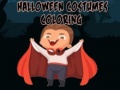 խաղ Halloween Costumes Coloring