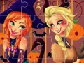 խաղ Princess Halloween Jigsaw