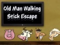 խաղ Old Man Walking Stick Escape