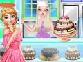 խաղ Frozen Cake Shop Cool Summer