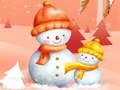 խաղ Snowman Slide