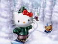 խաղ Hello Kitty Christmas Jigsaw Puzzle