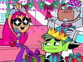 խաղ Teen Titans Christmas Stars