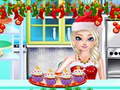 խաղ Sister Princess Christmas Cupcake Maker