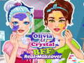 խաղ Crystal and Olivia BFF Real Makeover