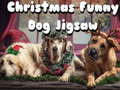 խաղ Christmas Funny Dog Jigsaw