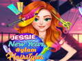 խաղ Jessie New Year #Glam Hairstyles