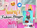 խաղ Audrey's Fashion Blogger Story