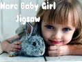 խաղ Hare Baby Girl Jigsaw