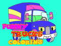 խաղ Funny Trucks Coloring