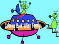 խաղ Coloring Book: Alien Family