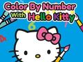 խաղ Color By Number With Hello Kitty