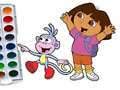 խաղ Dora The Explorer Coloring Book