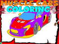 խաղ Muscle Cars Coloring