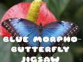 խաղ Blue Morpho Butterfly Jigsaw
