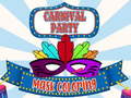 խաղ Carnival Party Mask Coloring