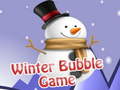 խաղ Winter Bubble Game