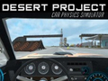 խաղ Desert Project Car Physics Simulator