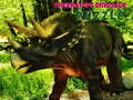 խաղ Triceratops Dinosaur Puzzle