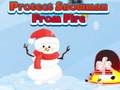 խաղ Protect Snowman From Fire