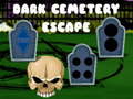 խաղ Dark Cemetery Escape