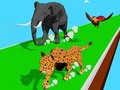 խաղ Animal Transform Race 3D