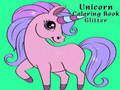 խաղ Unicorn Coloring Book Glitter