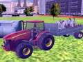 խաղ 3D city tractor garbage sim