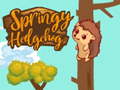 խաղ Springy Hedgehogck