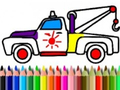 խաղ Back To School: Truck Coloring Book
