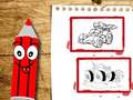խաղ Back To School Cars Coloring Book