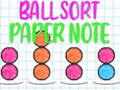 խաղ Ball Sort Paper Note