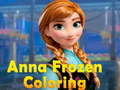 խաղ Anna Frozen Coloring